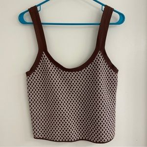 Abercrombie - Brown with pattern tank - Size L